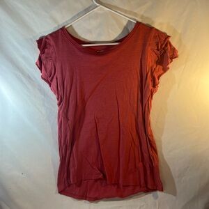 Maurices Women's Short Sleeve Red Tee